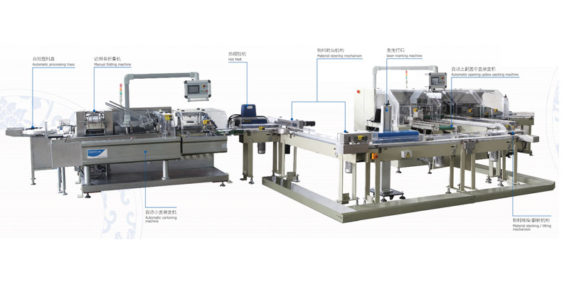 DTXZ-120LAutomatic Small Size Carton/large Size Carton Packing Production Line